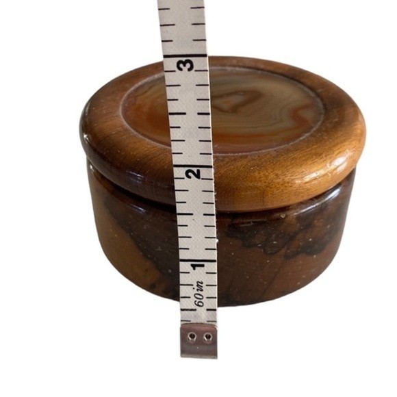 Vintage Tiny 3" Trinket Box - Picture 7 of 7